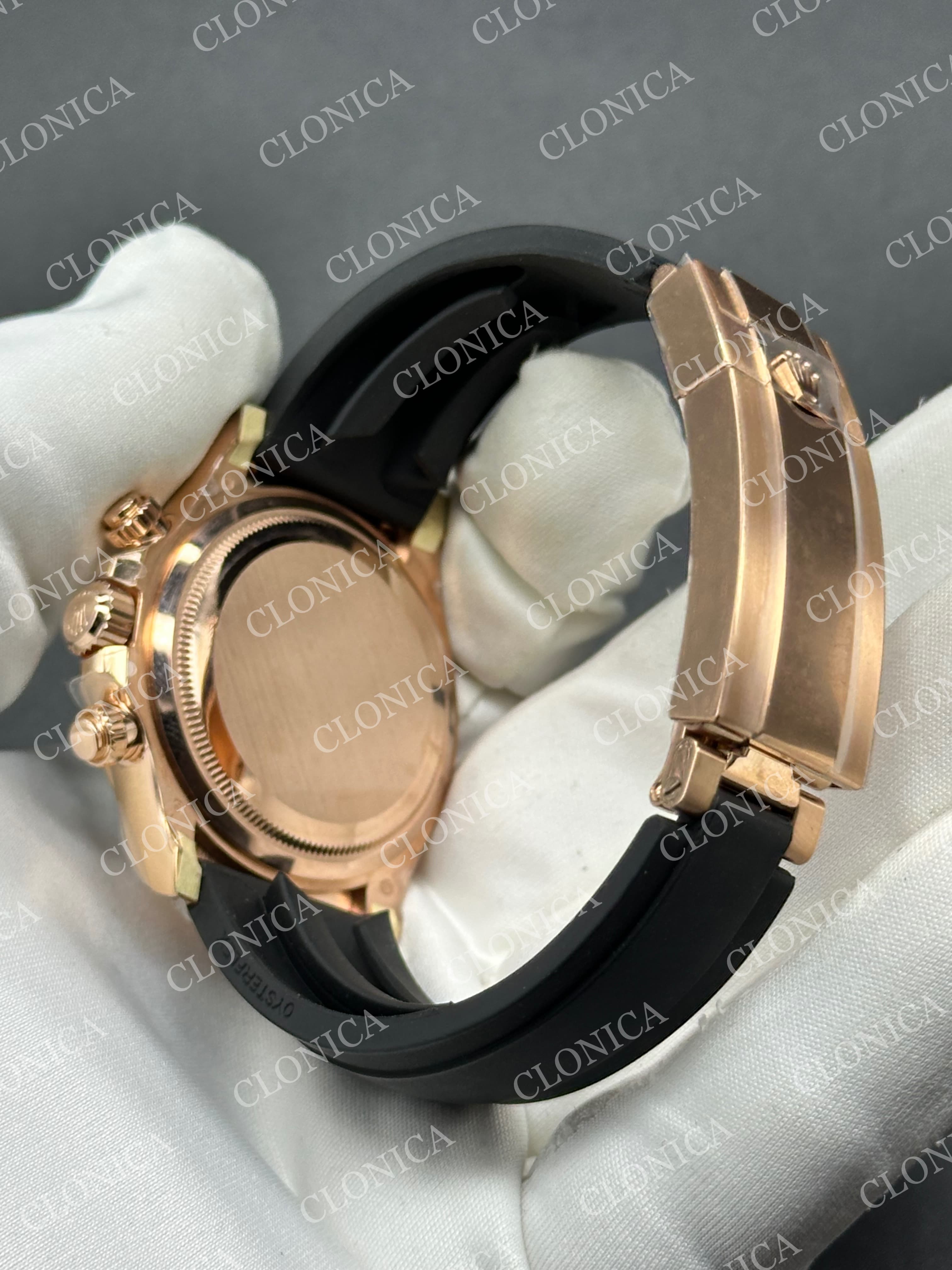 DAYTONA 126515 RG GAIN WEIGHT METEORIDE DIAL BLACK SUBDIAL ON OYSTERFLEX STRAP — view 5