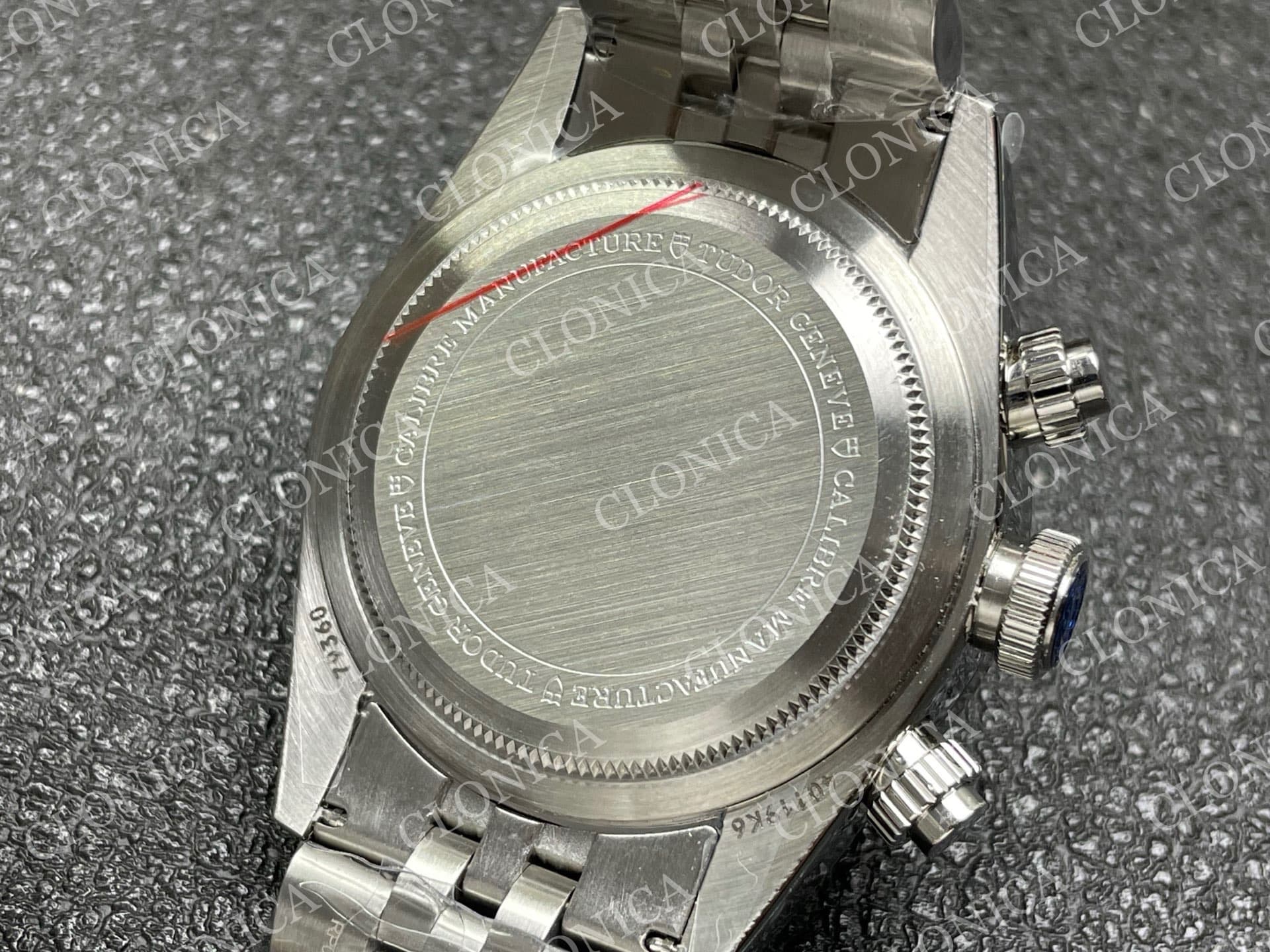 BLACK BAY CHRONO SS PINK DIAL ON SS BRACELET A7750 — view 7