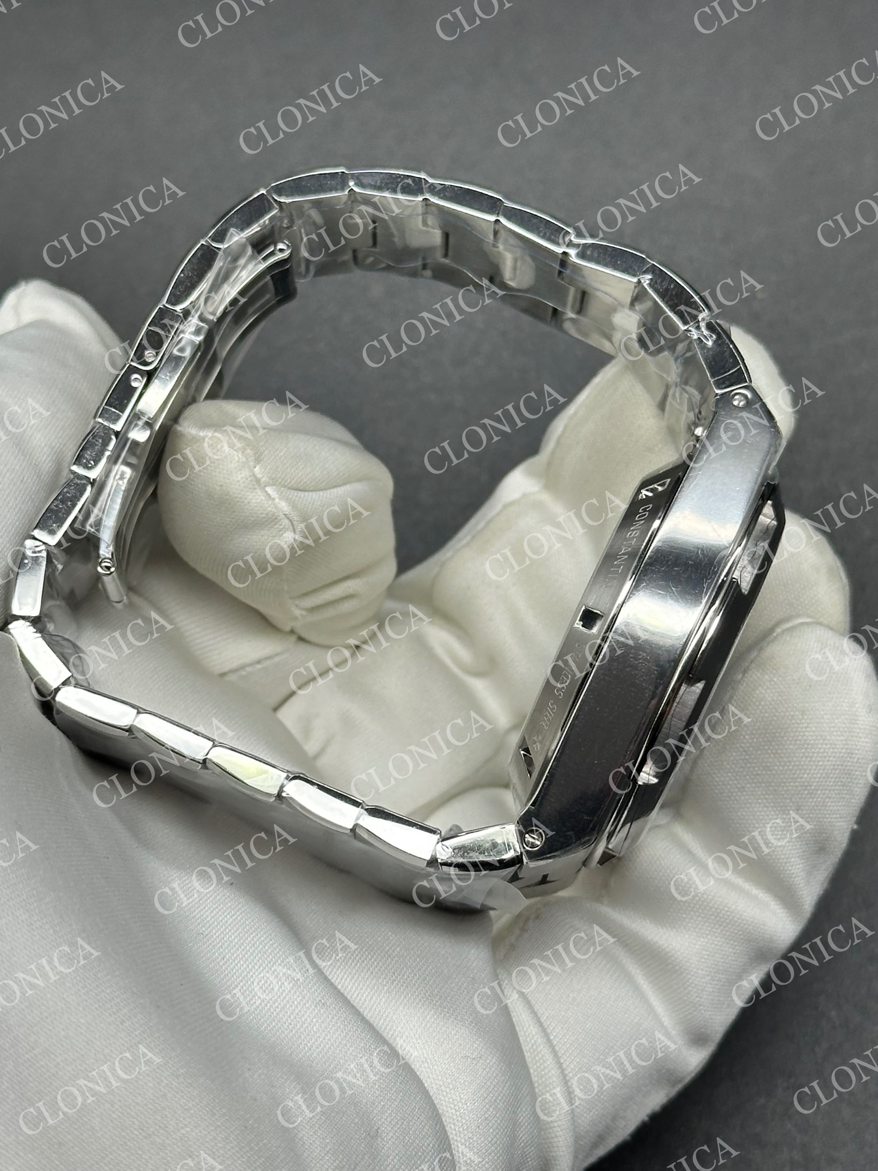 OVERSEAS 4520V SS GREY DIAL ON SS BRACELET A7750 — view 6